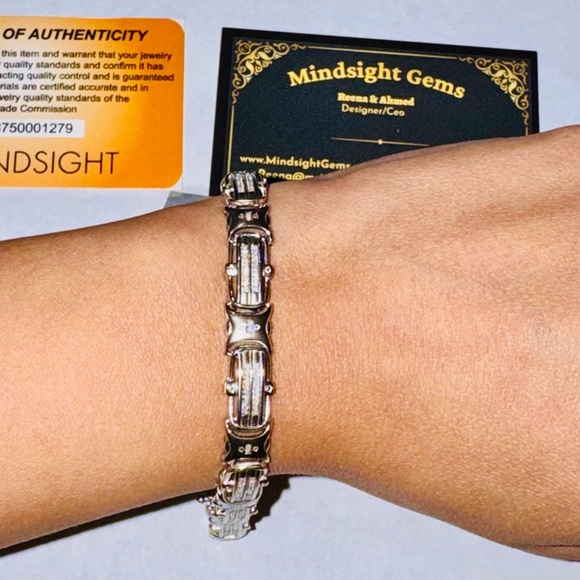 Other - Real Diamond Bracelet for men, Gift for him, FREE APPRAISAl, .75cttw Natural dia